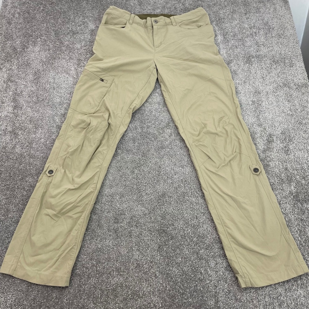Patagonia Pants Womens 8 Roll Up Cargo Hiking Outdoor Trail Tan